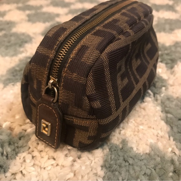 Fendi VTG Zucca Cosmetic Pouch 01 - Picture 2 of 7